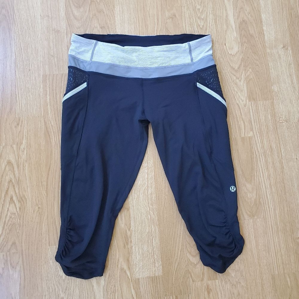 Lululemon Run A Marathon Cropped Leggings sz 8 - Picture 3 of 13